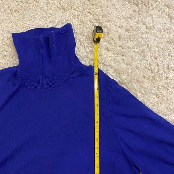 Ted Baker London Aavvaa Knitted Dress W/Ruched Side Detail, Blue. Size 5, US 12 - Picture 13 of 16